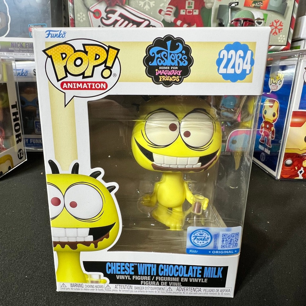 Funko Pop Fosters Home for Imaginary Friends Cheese Chocolate Milk 2264